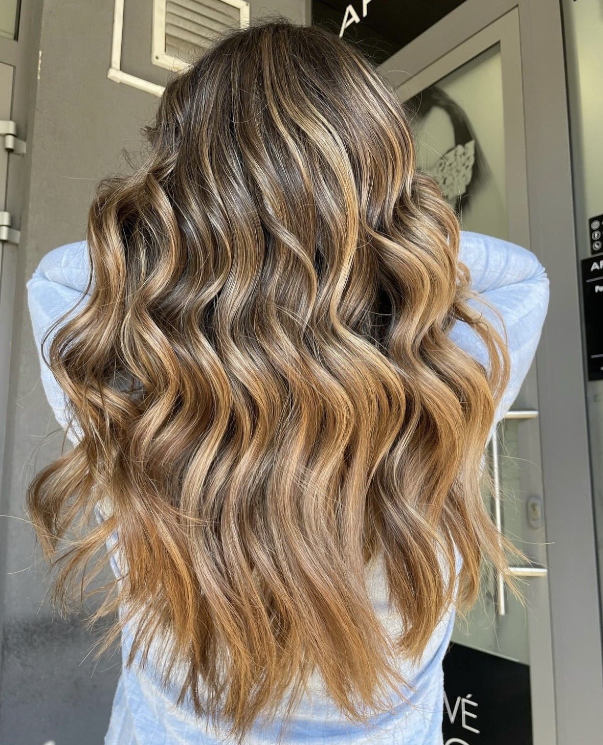 Karamelový balayage — Affinage